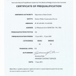 Austroads Certificate of PreQualification 17Jun2015-17Jun2018